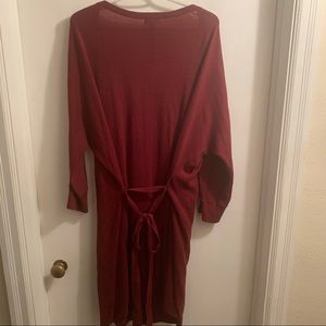 Old Navy XXL Red Sweater Dress with Tie
